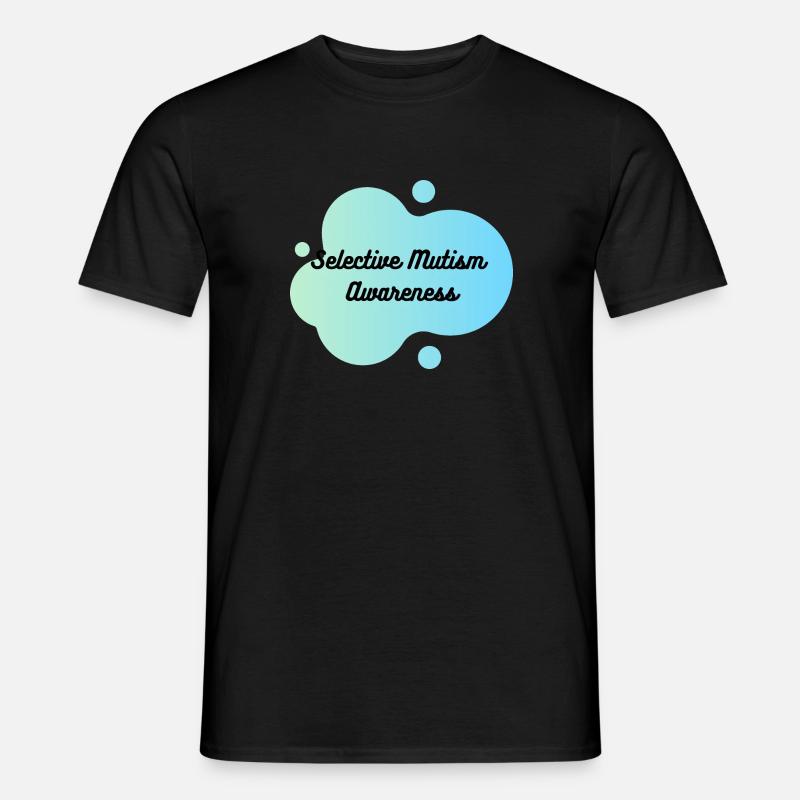 Selective Mutism Awareness | Selective mutism - Men's T-Shirt - black