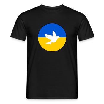 Ukraine - Männer T-Shirt - Schwarz - Vorne - AI Model Male 178 light (178cm)