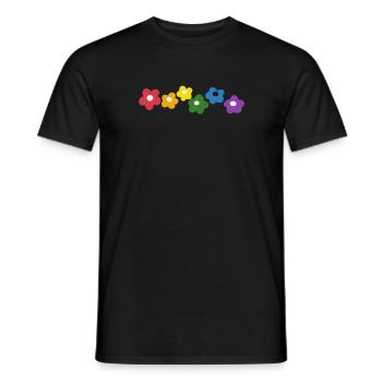 Progress Pride Rainbow Equality - Men's T-Shirt - black - Front - AI Model Male 178 light (178cm)