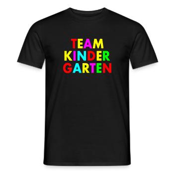 Team kindergarten - Männer T-Shirt - Schwarz - Vorne - AI Model Male 178 light (178cm)
