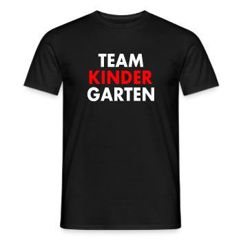 Team kindergarten - Männer T-Shirt - Schwarz - Vorne - AI Model Male 178 light (178cm)