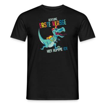 Schulkind Erste Klasse Schulanfänger Schulstart - Männer T-Shirt - Schwarz - Vorne - AI Model Male 178 light (178cm)