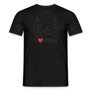 J’adore Speyer, Speyer, Speyer Dom, cadeau - T-shirt homme - noir - Devant - AI Model Male 178 light (178cm)