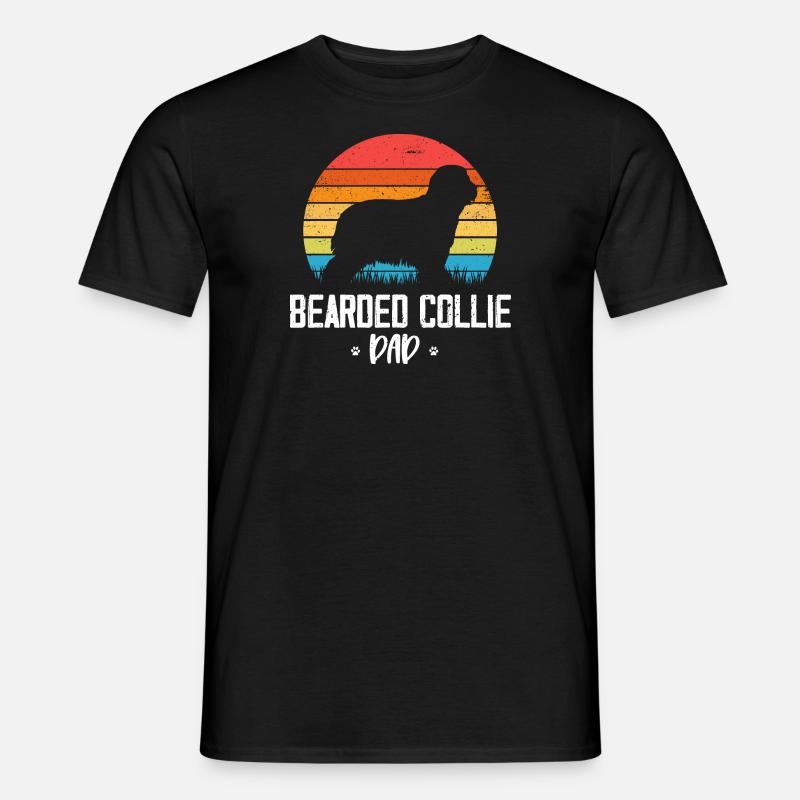 Bearded Collie - Men’s T-shirt - black