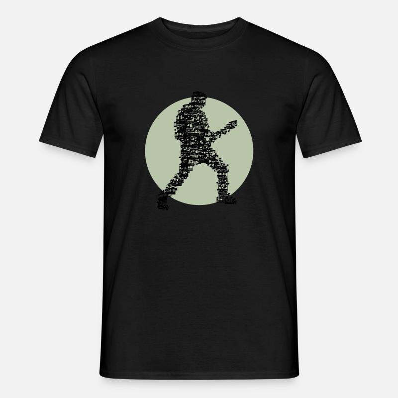 guitar_player_notes_09201602 - Männer T-Shirt - Schwarz