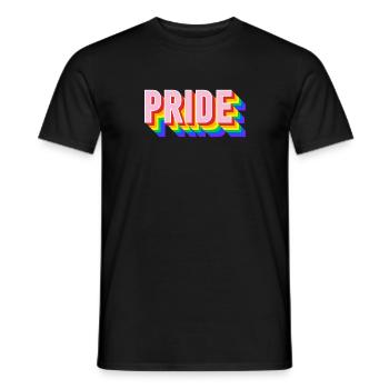 PRIDE - Men's T-Shirt - black - Front - AI Model Male 178 light (178cm)