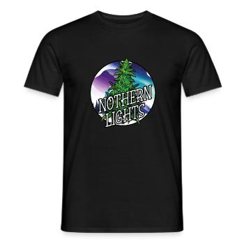 Cannabis Northern Lights - Men's T-Shirt - black - Front - AI Model Male 178 light (178cm)
