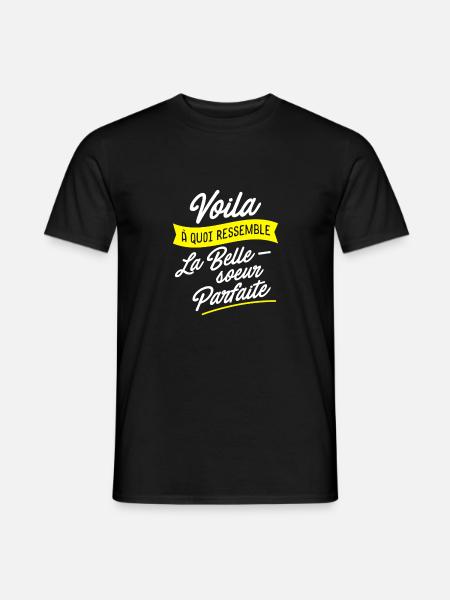 Belle soeur parfaite - T-shirt homme - noir