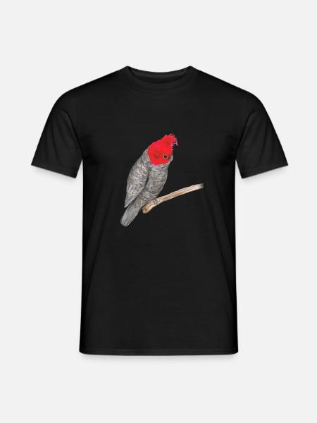 Cacatoès casque - T-shirt homme - noir