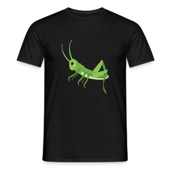Grasshopper - Men's T-Shirt - black - Front - AI Model Male 178 light (178cm)
