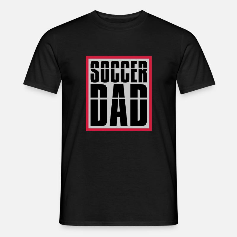 Cool Soccer Dad Logo - Männer T-Shirt - Schwarz