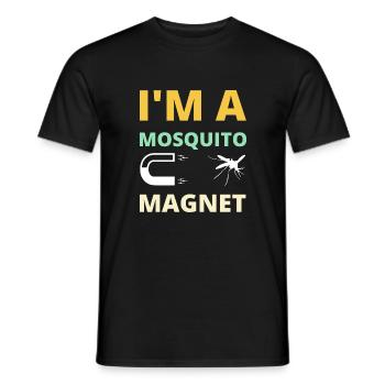 Je suis un aimant à moustiques - T-shirt homme - noir - Devant - AI Model Male 178 light (178cm)