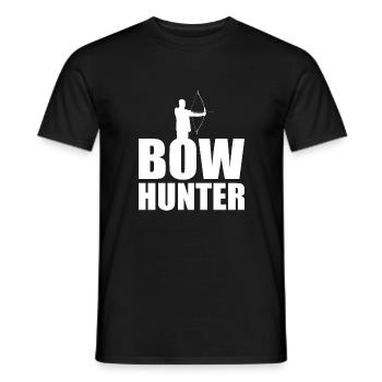 Archery Hunting Hunters Shooting Club - Men's T-Shirt - black - Front - AI Model Male 178 light (178cm)
