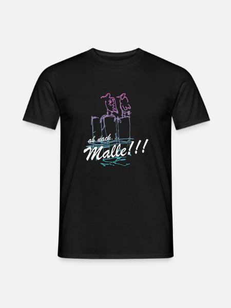 ab nach Malle Majorca Mallorca Insel UrlaubBallear - Männer T-Shirt - Schwarz