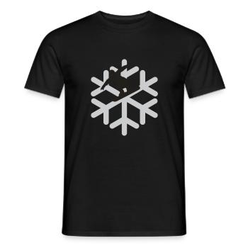 Snowboarder - T-shirt homme - noir - Devant - AI Model Male 178 light (178cm)