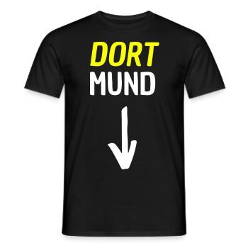 Là bouche - T-shirt homme - noir - Devant - AI Model Male 178 light (178cm)