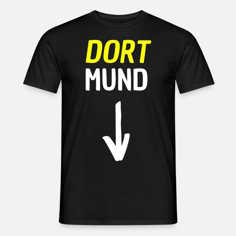 Dort Mund - Männer T-Shirt - Schwarz