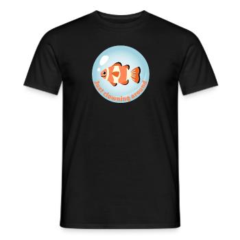 Just clowning around - Men's T-Shirt - black - Front - AI Model Male 178 light (178cm)