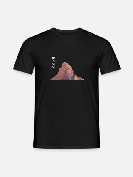 4478 Matterhorn - Men's T-Shirt - black