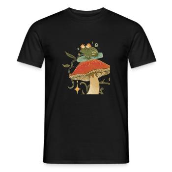 Retro Hive - Men's T-Shirt - black - Front - AI Model Male 178 light (178cm)