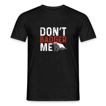 Don't bother me - Men's T-Shirt - black - Front - AI Model Male 178 light (178cm)