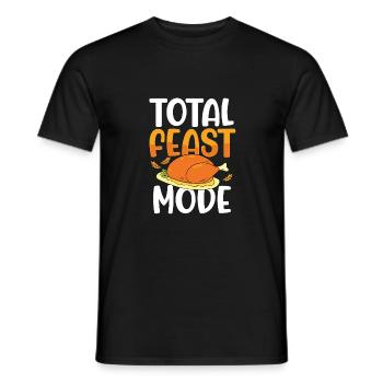 Total turkey festival mode - Men's T-Shirt - black - Front - AI Model Male 178 light (178cm)