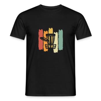 Panier à prises coloré - T-shirt homme - noir - Devant - AI Model Male 178 light (178cm)