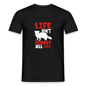 Vie de furet - T-shirt homme - noir - Devant - AI Model Male 178 light (178cm)