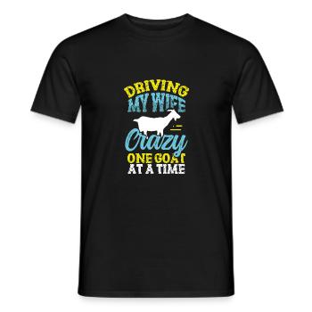 Macht Meine Frau Verrückt - Männer T-Shirt - Schwarz - Vorne - AI Model Male 178 light (178cm)