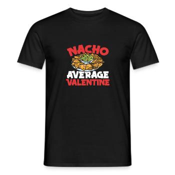Nacho Average Food Is Mine - Men's T-Shirt - black - Front - AI Model Male 178 light (178cm)