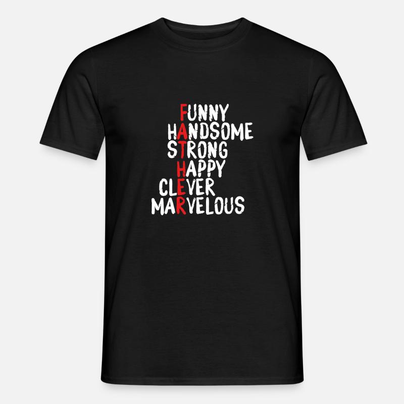Name Des Vaters - Männer T-Shirt - Schwarz