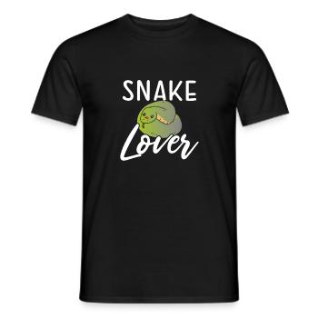 Bel amoureux des serpents - T-shirt homme - noir - Devant - AI Model Male 178 light (178cm)