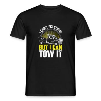 Ich Kann Es Nicht Reparieren, Aber Ich - Männer T-Shirt - Schwarz - Vorne - AI Model Male 178 light (178cm)