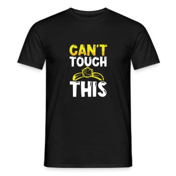 Can't touch it - Men's T-Shirt - black - Front - AI Model Male 178 light (178cm)