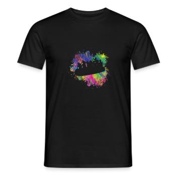 Summer Boating Colorful - Men's T-Shirt - black - Front - AI Model Male 178 light (178cm)