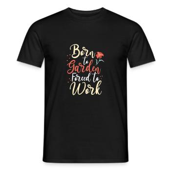 Vers le jardinage Born - T-shirt homme - noir - Devant - AI Model Male 178 light (178cm)