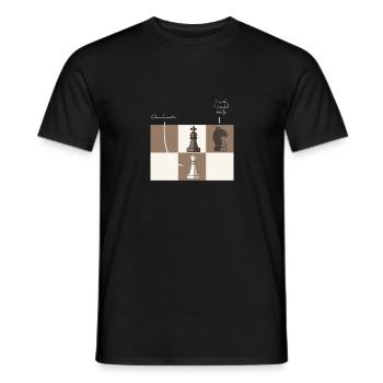 I wish I could help - Men's T-Shirt - black - Front - AI Model Male 178 light (178cm)