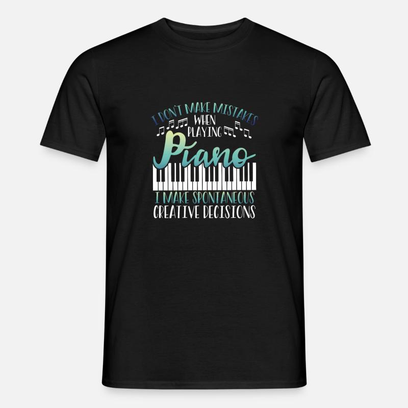 I make creative decisions - Men’s T-shirt - black