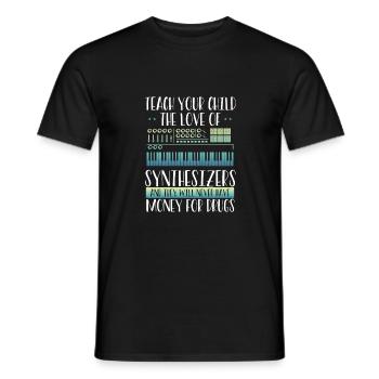 Bringen Sie Ihrem Kind Die Liebe Zum - Männer T-Shirt - Schwarz - Vorne - AI Model Male 178 light (178cm)
