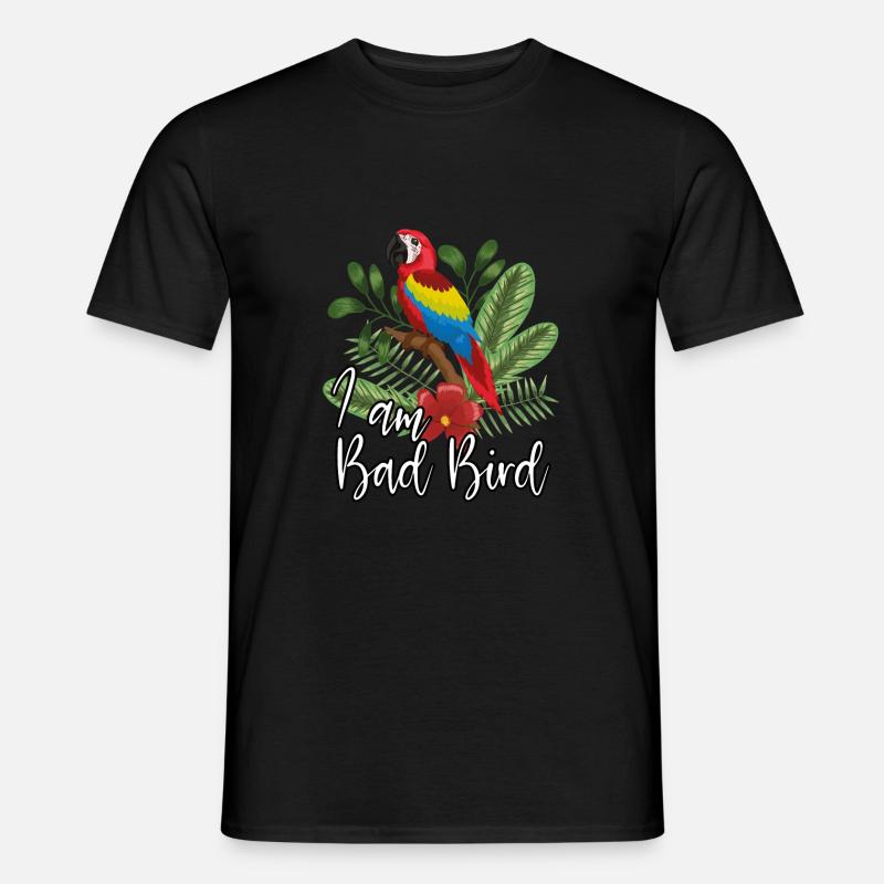 Ich Bin Ein böser Vogel - Männer T-Shirt - Schwarz