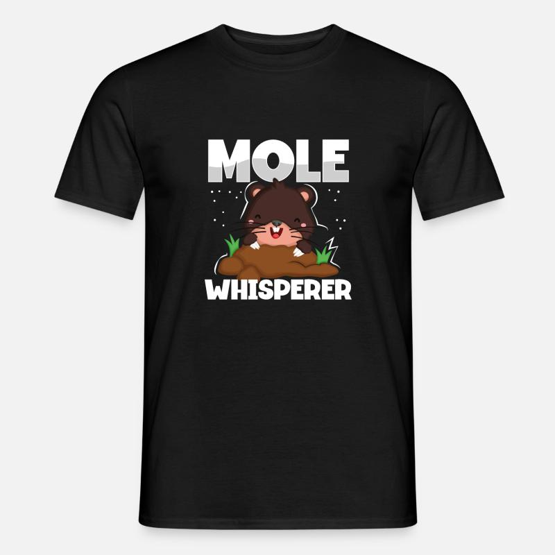 Maulwurfsflüsterer - Männer T-Shirt - Schwarz