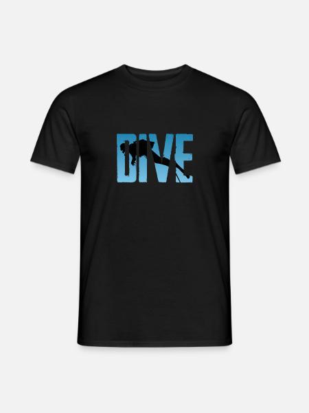 Plongée plongeuse - T-shirt homme - noir