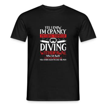 Yes, I know, I'm moody - Men's T-Shirt - black - Front - AI Model Male 178 light (178cm)