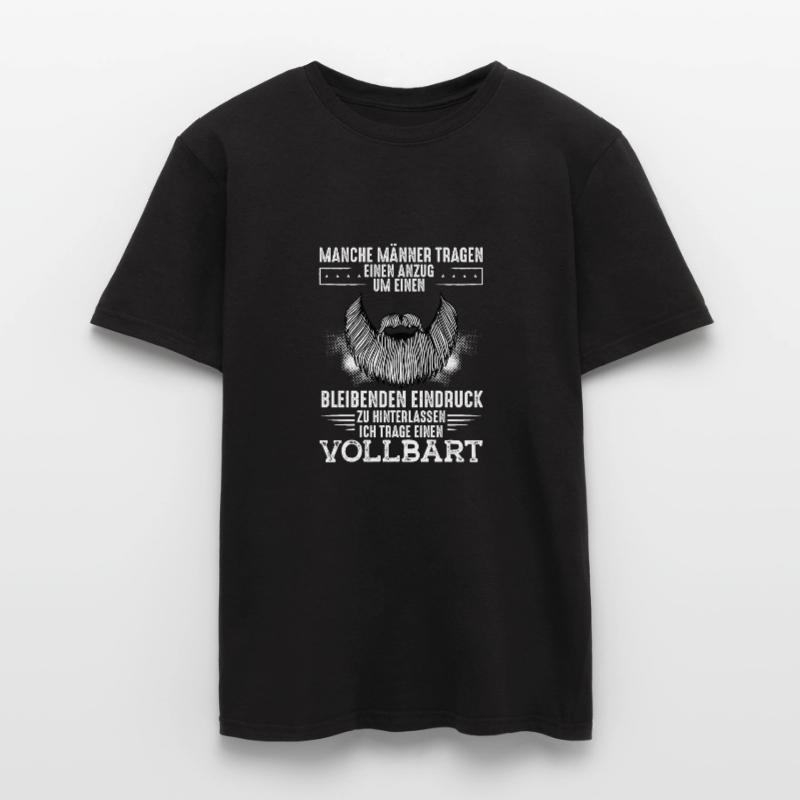 Anzug Oder Vollbart Männer T-Shirt