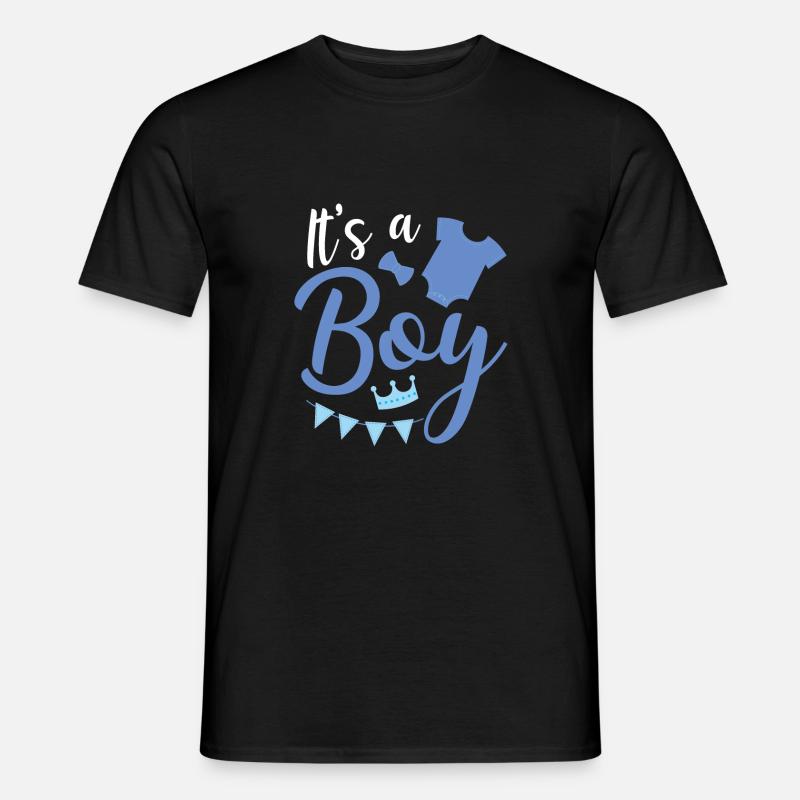 Es Ist Ein Junge - Männer T-Shirt - Schwarz