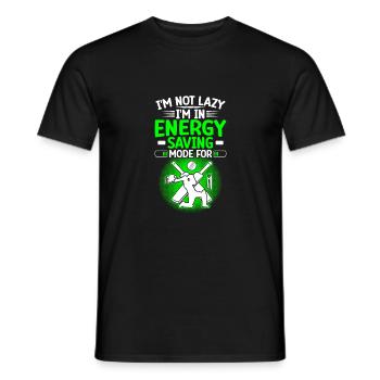Energiesparmodus Für Cricket - Männer T-Shirt - Schwarz - Vorne - AI Model Male 178 light (178cm)
