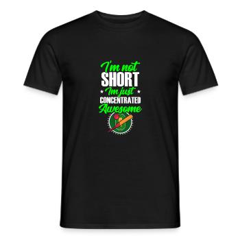 Ich Bin Einfach Nur Konzentriert, Geil - Männer T-Shirt - Schwarz - Vorne - AI Model Male 178 light (178cm)