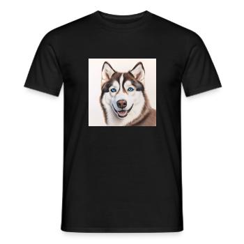 Rauque - T-shirt homme - noir - Devant - AI Model Male 178 light (178cm)