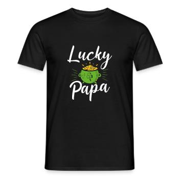 Happy Daddy - Men's T-Shirt - black - Front - AI Model Male 178 light (178cm)