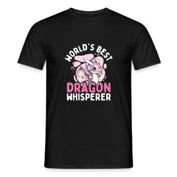 Le meilleur murmure de dragon au monde - T-shirt homme - noir - Devant - AI Model Male 178 light (178cm)